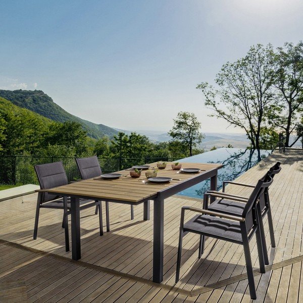 Vrtni stol aluminijski 90x140 cm Elias   – Bizzotto-image-1