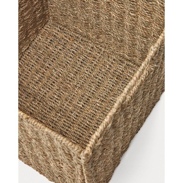 Košara za police od morske trave 32x32x33 cm Tossa – Kave Home-image-3