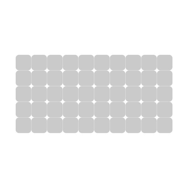 Naljepnice u setu za prozore 50 kom 10x10 cm Square Blackout – Ambiance-image-2