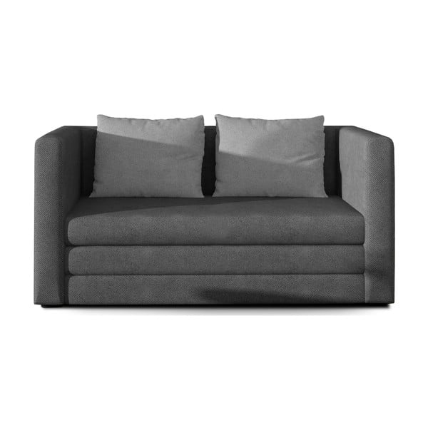 Siva sklopiva sofa od šenila 132 cm Neva – ELTAP