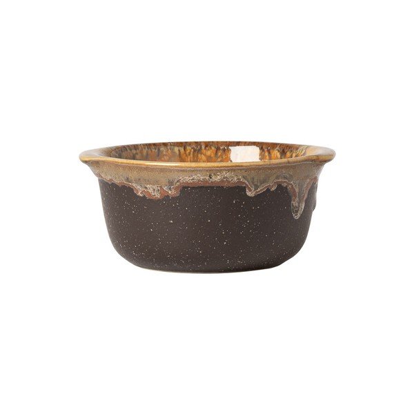 Smeđa posuda za maslac od kamenine Poterie – Casafina-image-2