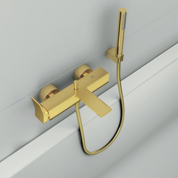 Metalna ručka za tuš u zlatnoj boji IdealRain – Ideal Standard-image-2