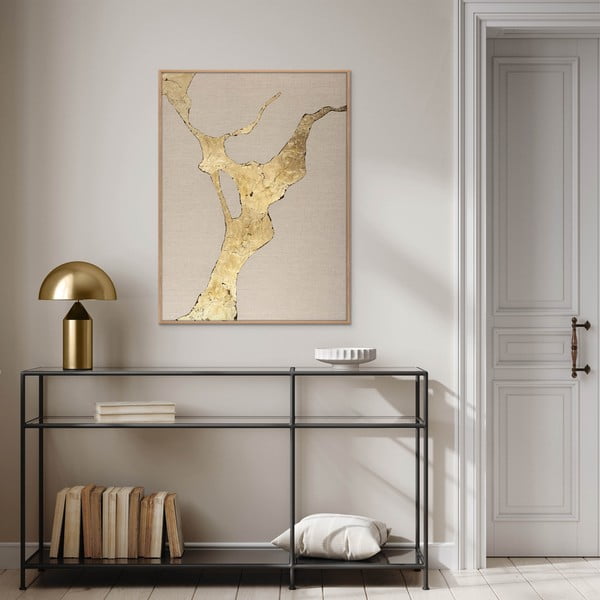 Ručno oslikana slika 90x120 cm Wild Horizon Gold – Malerifabrikken-image-1