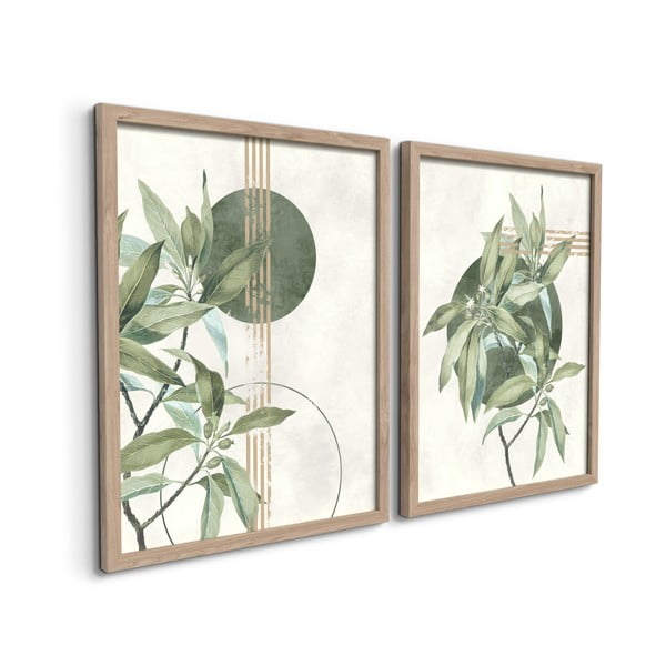 Slike u setu 2 kom 30x40 cm Green – Styler-image-3