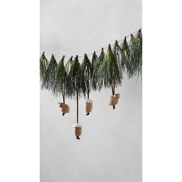 Drveni viseći božićni ukras Kähler Design Nordic Tales-image-2