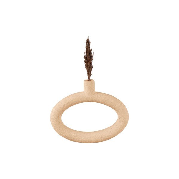 Svijetlosmeđa vaza PT LIVING Oval, visina 20,5 cm-image-1
