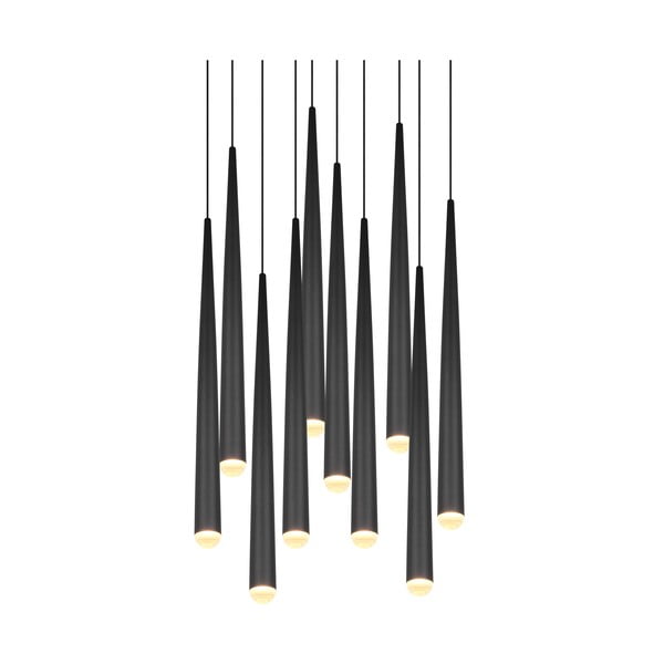 Crna LED viseća svjetiljka ø 30 cm Cala – Trio Select-image-4