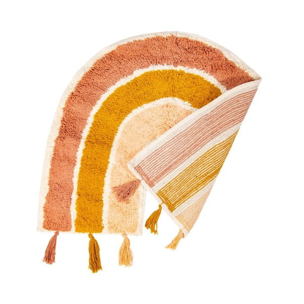 Narančasto-ružičasti dječji pamučni tepih Sass & Belle Earth Rainbow, 50 x 60 cm-image-2