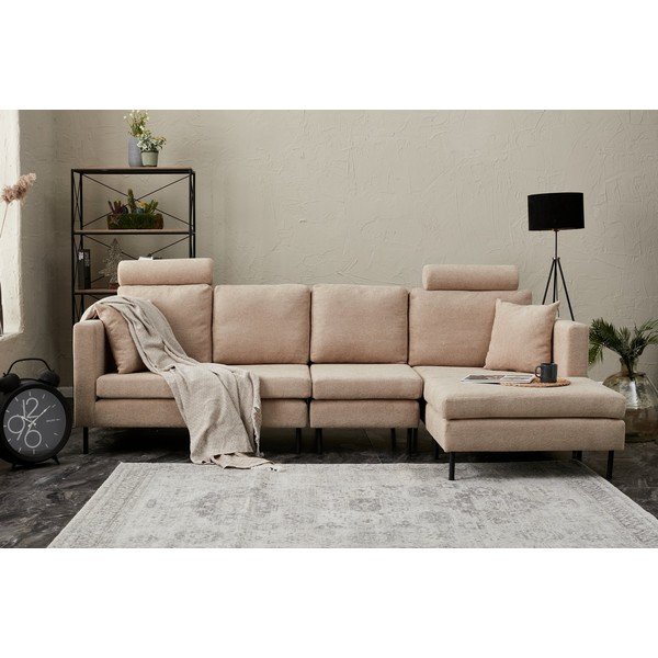 Bež (promjenjiva) kutna garnitura Nova – Balcab Home-image-3