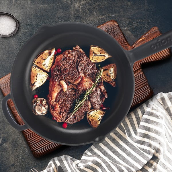 Tava od lijevanog željeza ø 26 cm LITINA SMALT – Orion-image-1