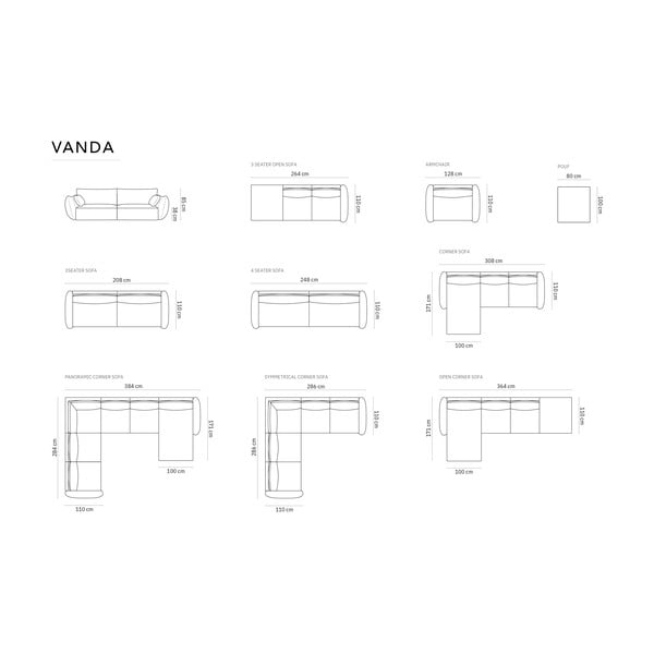 Crveni tabure Vanda - Mazzini Sofas-image-4