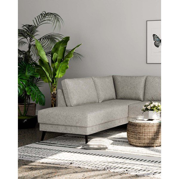 Krem kutna garnitura (s lijevim kutom) Fynn – Ghado-image-1