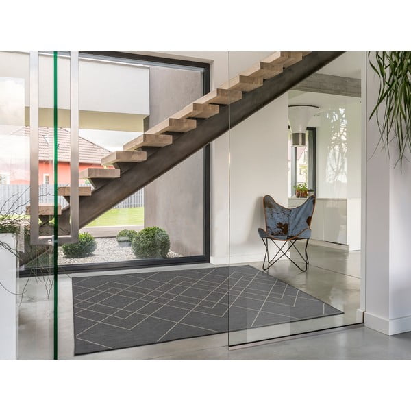 Sivi vanjski tepih Universal Hibis, 135 x 190 cm-image-1