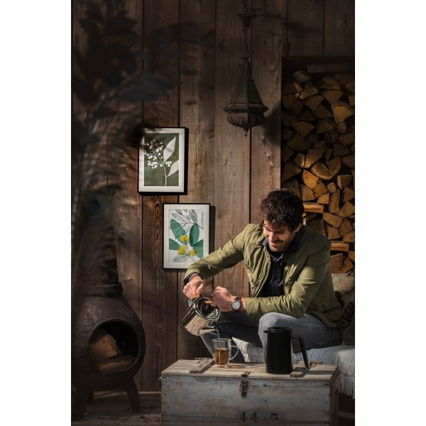 Crni metalni French Press San Marco - Leopold Vienna-image-1