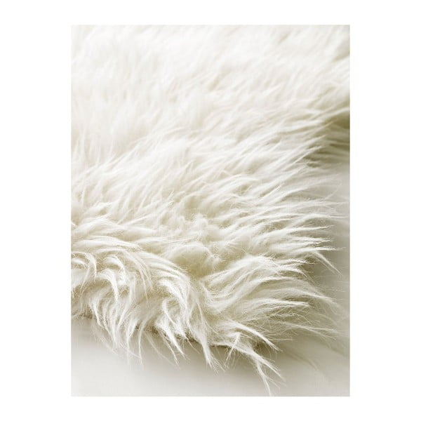 Bijeli vuneni tepih Royal Dream Pure Light, 60 x 120 cm-image-1