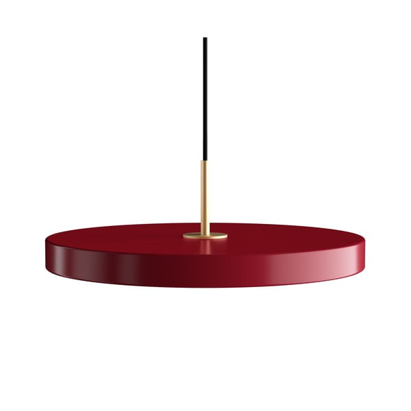 Crvena LED viseća svjetiljka s metalnim sjenilom ø 43 cm Asteria Medium – UMAGE
