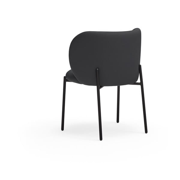 Crne podstavljene blagovaonske stolice u setu 2 kom Mogi – Teulat-image-4