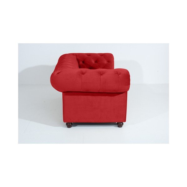 Crvena sofa Max Winzer Orleans Velvet, 196 cm-image-3