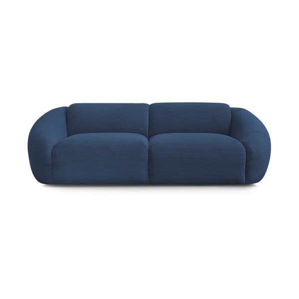 Tamno plava sofa od samta 250 cm Tina – Bobochic Paris