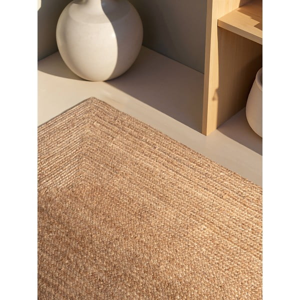Obostrani/ručno rađen juten tepih u prirodnoj boji 160x230 cm Sharmila Natural Brown – Hanse Home-image-3