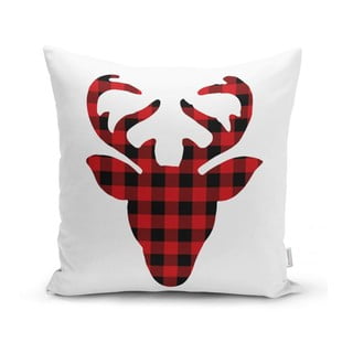 Set od 4 božićne jastučnice i gazišta na stolu Minimalističke navlake za jastuke Božićni tartan