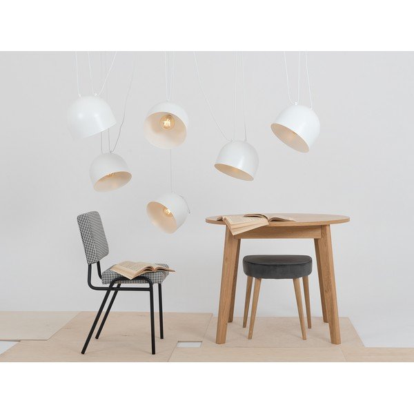 Bijela viseća lampa s metalnim sjenilom 250x250 cm Popo - CustomForm-image-4