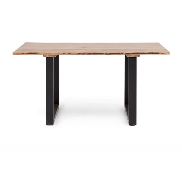 Blagovaonski stol s pločom od bagremovog drveta WOOX LIVING Industrial, 160 x 60 cm