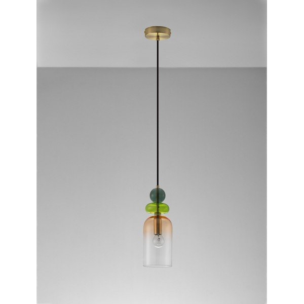 Staklena viseća svjetiljka u zlatnoj boji ø 11 cm Murano – Nova Luce-image-4