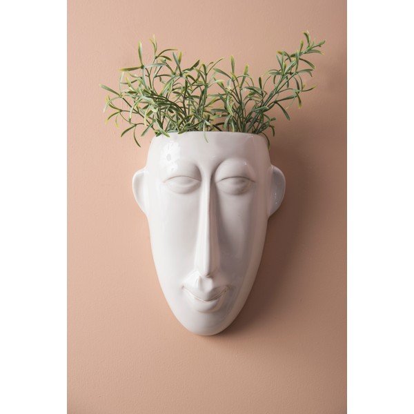 Siva zidna saksija PT LIVING Mask, 17,5 x 22,4 cm-image-1