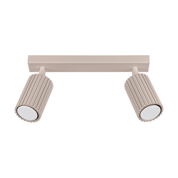 Smeđe-sivi metalni reflektor 6,5x30 cm Gleam – Sollux