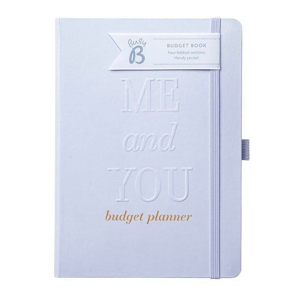 Bilježnica u srebrnoj boji za proračun vjenčanja Busy B