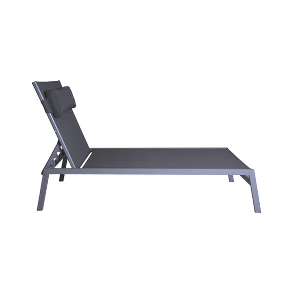 Set od 2 sive metalne vrtne ležaljke Bari - Rojaplast-image-1