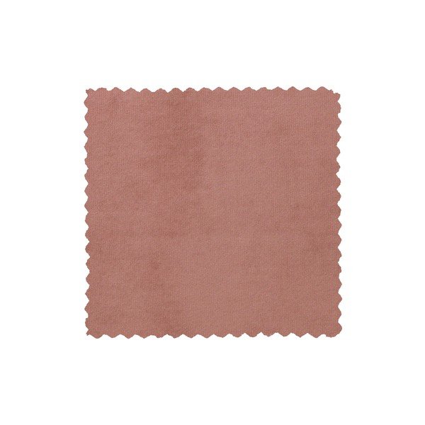 Ružičasti baršunasti tabure WOOOD Sara, ⌀ 46 cm-image-3