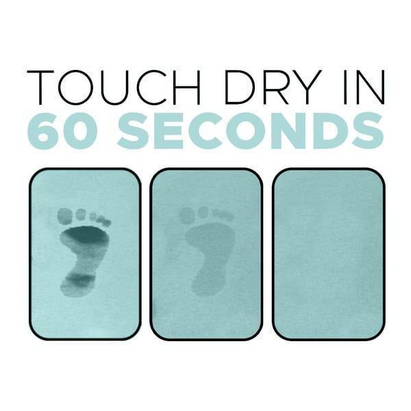 Svijetlo plava kupaonska prostirka od dijatomita 39x60 cm Terrazzo – Artsy Doormats-image-4