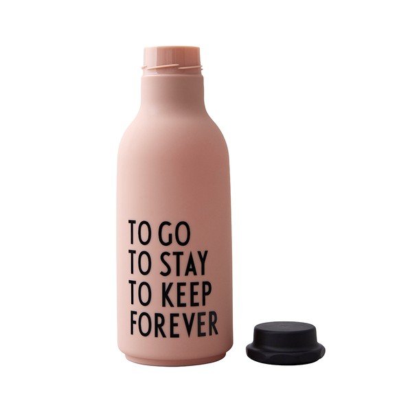 Ružičasta boca za vodu Design Letters Forever, 500 ml-image-2