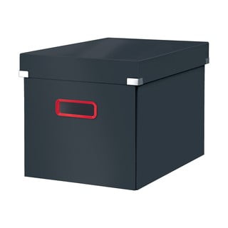 Siva kutija za pohranu Leitz Cozy Click & Store, dužine 32 cm