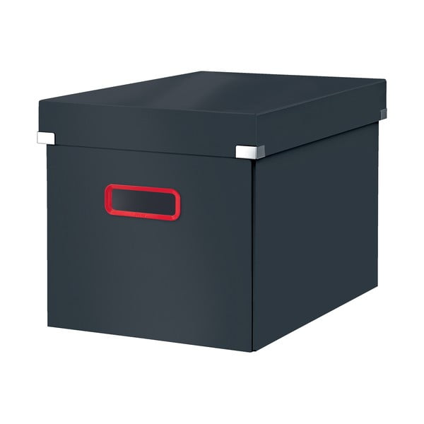 Siva kartonska kutija za pohranu s poklopcem 32x36x31 cm Click&Store – Leitz