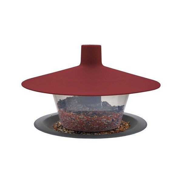 Crveno-siva hranilica za ptice Plastia Finch-image-1