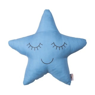 Plavi pamučni dječji jastuk Mike & Co. NEW YORK Pillow Toy Star, 35 x 35 cm