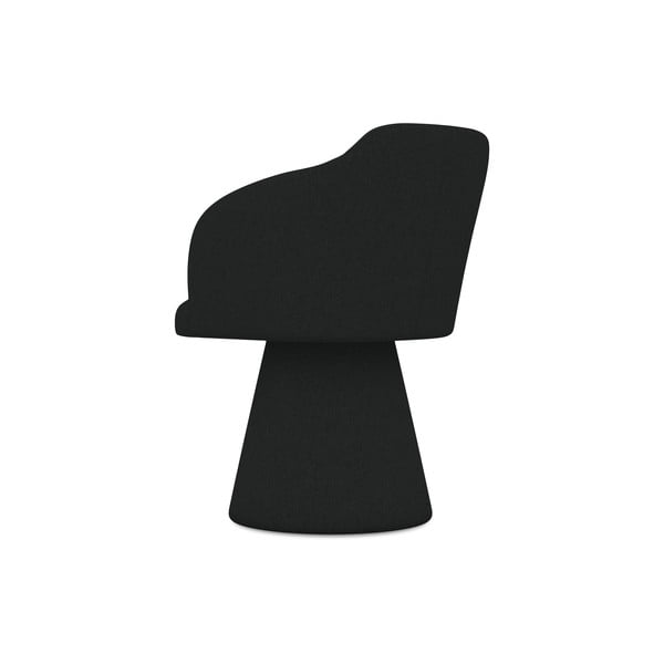 Crna podstavljena blagovaonska stolica Kanoa – Makamii-image-3