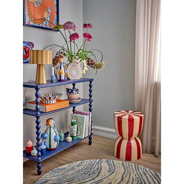Ručno oslikane vaze u setu 7 kom od kamenine (visina 14 cm) Maien – Bloomingville-image-2