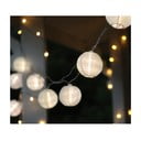 Bijeli LED rasvjetni lanac s lampionima prikladan za eksterijer Star Trading Festival, dužine 4,5 m