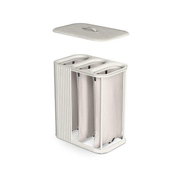 Bež bambusova košara za rublje 3x30 l Tota Trio Luxe – Joseph Joseph-image-1