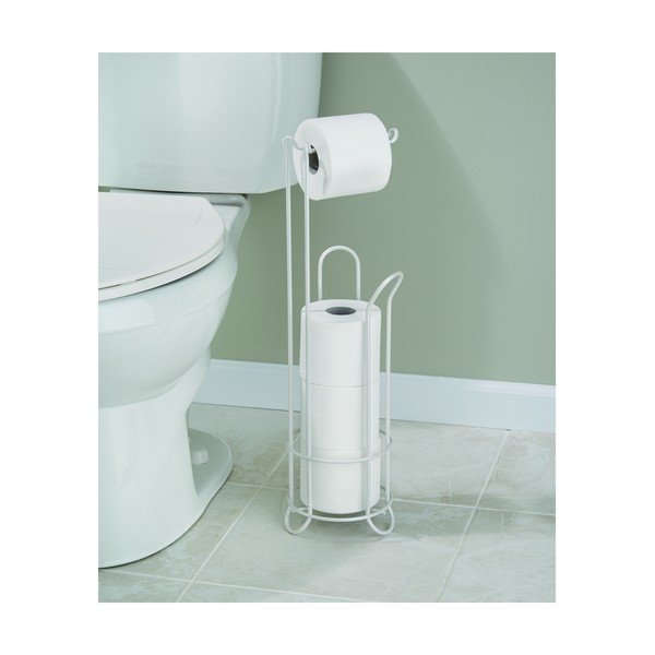 Bijeli željezan držač za WC papir Classico – iDesign-image-3