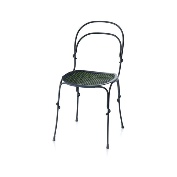Sivo-zelena stolica za blagovanje Magis Vigna