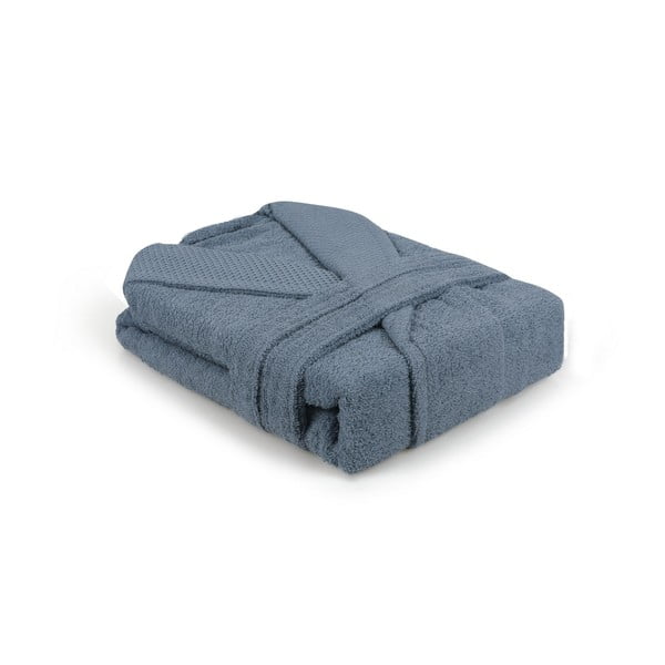 Plavi pamučni kućni ogrtač XL Cappa – Foutastic-image-2