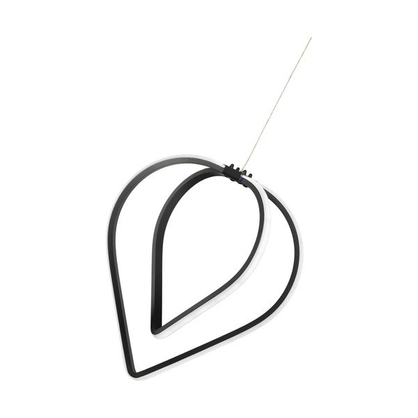 Crna metalna LED viseća svjetiljka ø 33 cm Pars – Squid Lighting-image-3