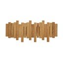 Zidna vješalica od punog hrasta u prirodnoj boji 3 cm Caltra – House Nordic