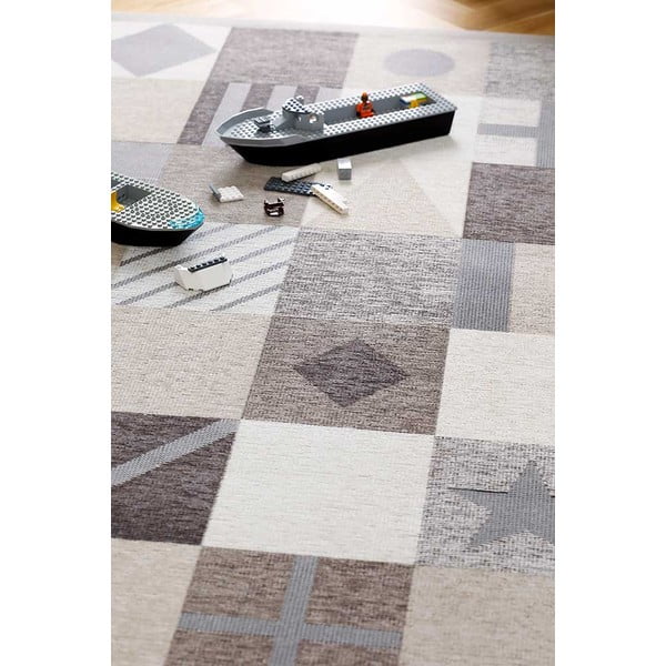 Smeđe-bež dječji tepih 200x140 cm Laeva - Narma-image-4