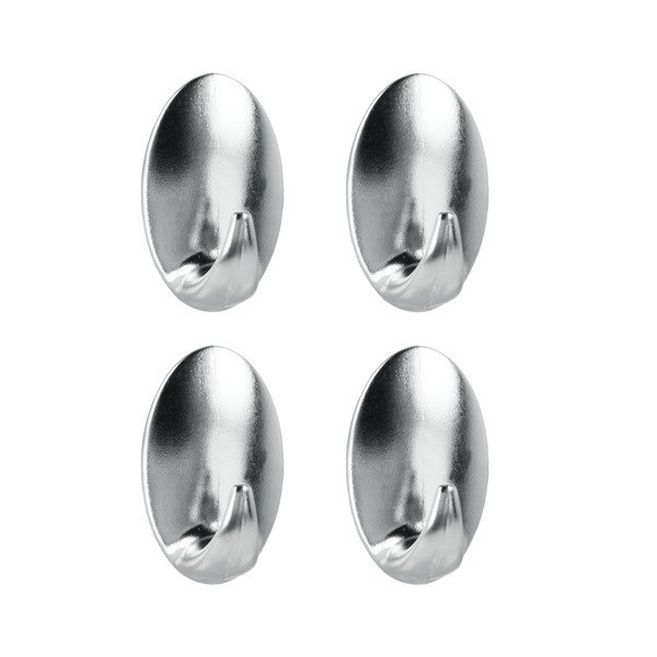 Set od 4 plastične samoljepljive kukice Metaltex Greg-image-1